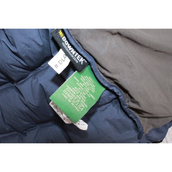 LL Bean Wind Challenger Stretch Down Jacket Blue Size XL - Picture 6 of 11